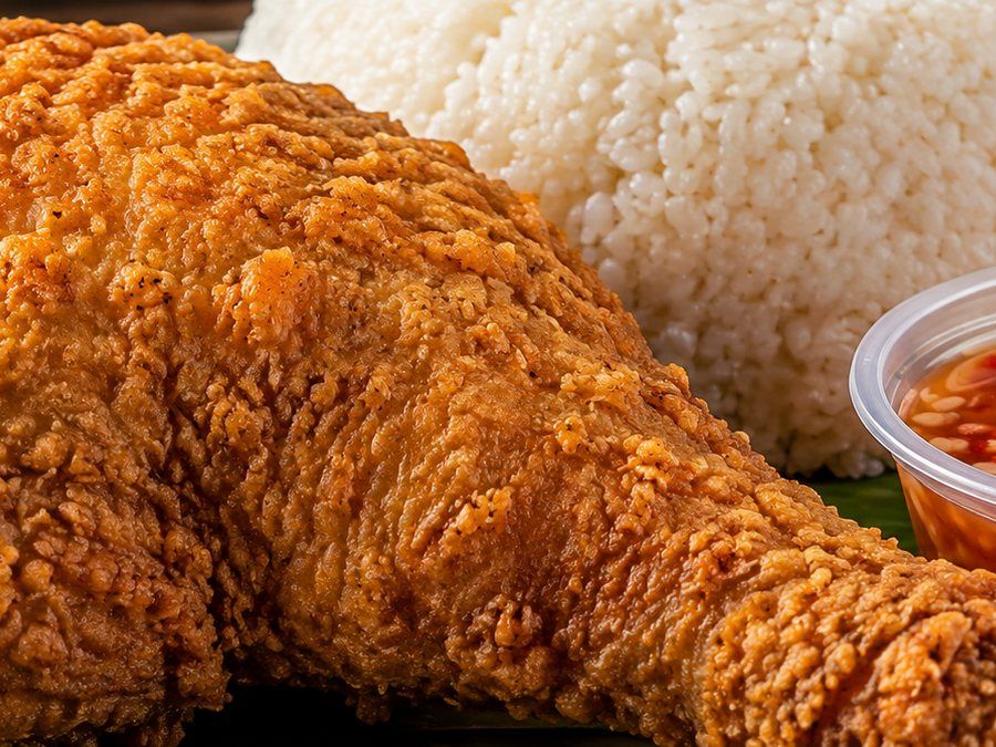 Chicken meal with rice